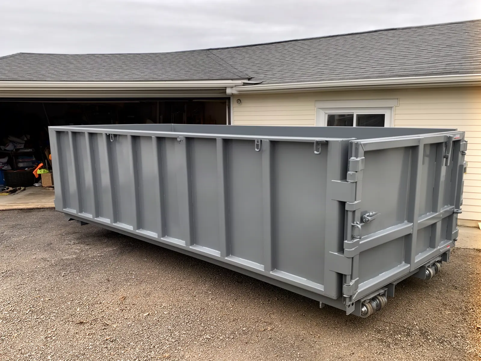 Roll-off dumpster from Chamberlin & Sons Dumpster Services in Baton Rouge, LA